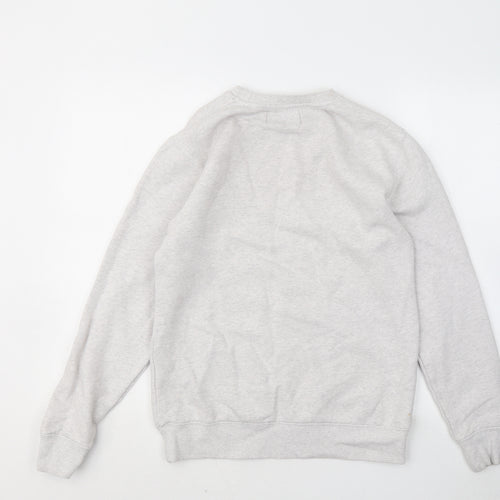Nyon Womens Grey Cotton Pullover Sweatshirt Size XS - New York or Nowhere