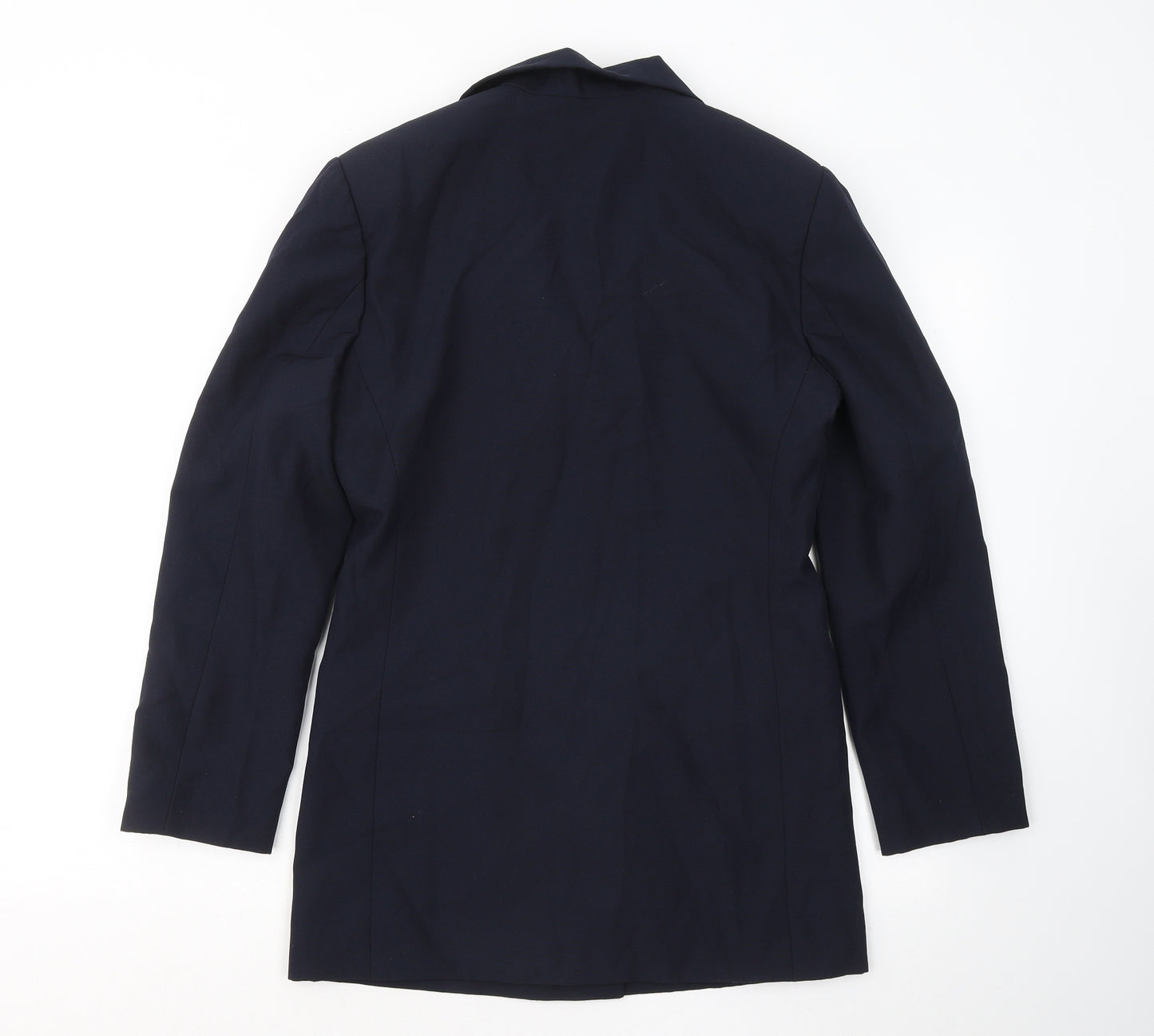 Modern Classics Womens Blue Jacket Blazer Size 10 Button