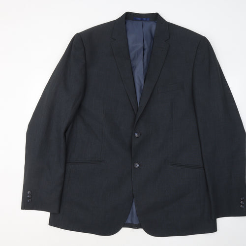 Taylor & Wright Mens Grey Polyester Jacket Suit Jacket Size 46