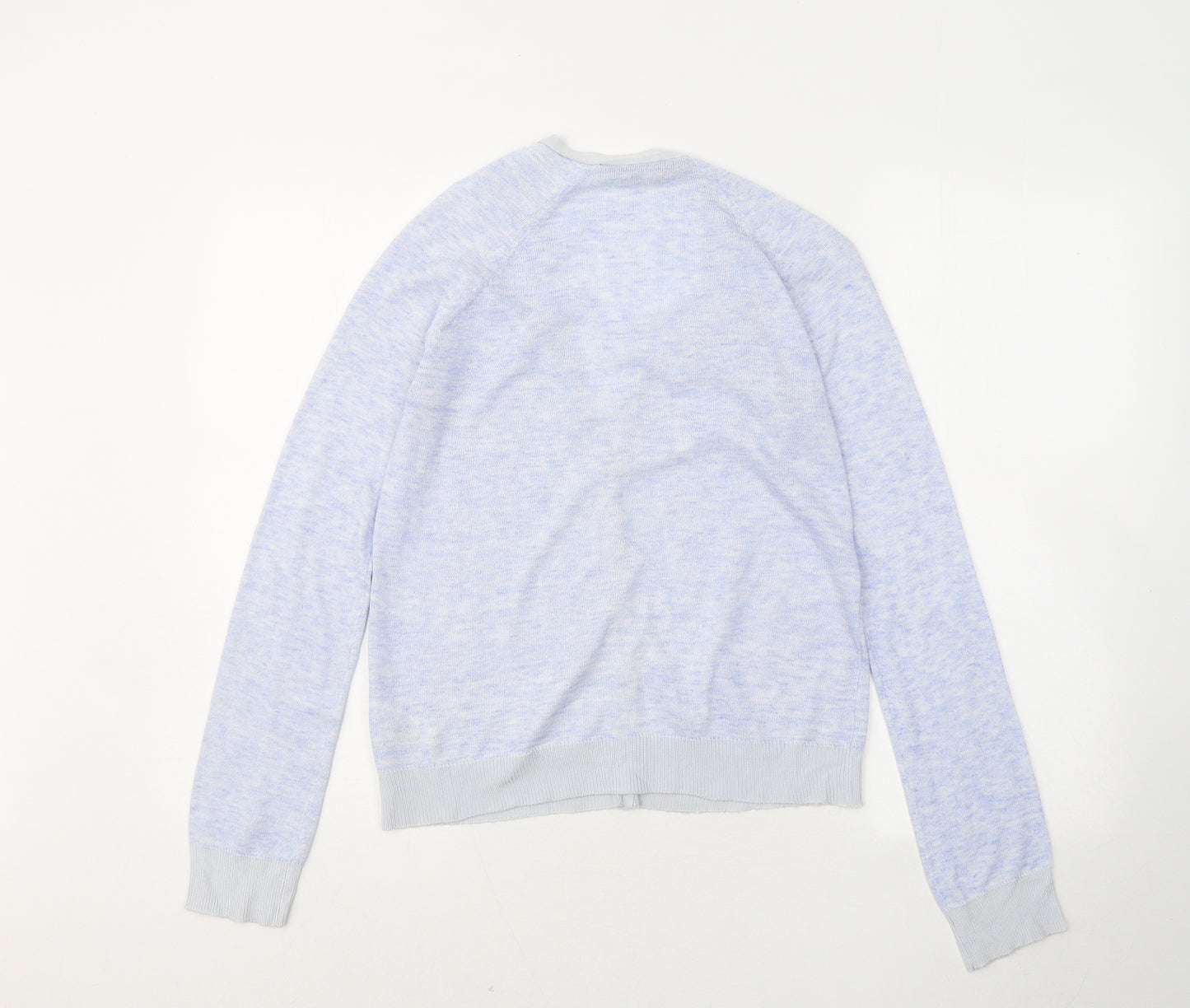 Dorothy Perkins Womens Blue V-Neck Polyester Cardigan Jumper Size 10