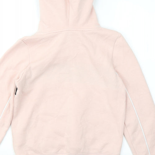 H&M Girls Pink Cotton Pullover Hoodie Size 10-11 Years - New York