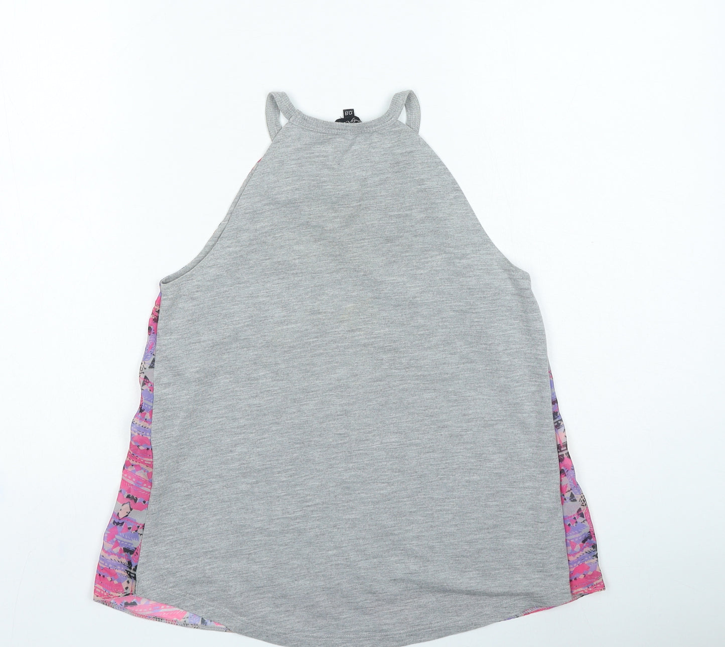 Candy Couture Girls Multicoloured Geometric Polyester Basic Casual Size 12-13 Years Round Neck Pullover