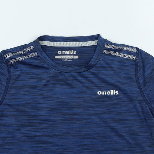 Oneils Boys Blue Polyester Basic Casual Size 7-8 Years Round Neck Pullover
