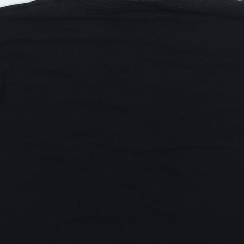 Fruit of the Loom Boys Black Cotton Basic Casual Size 5-6 Years Round Neck Pullover - MGZ