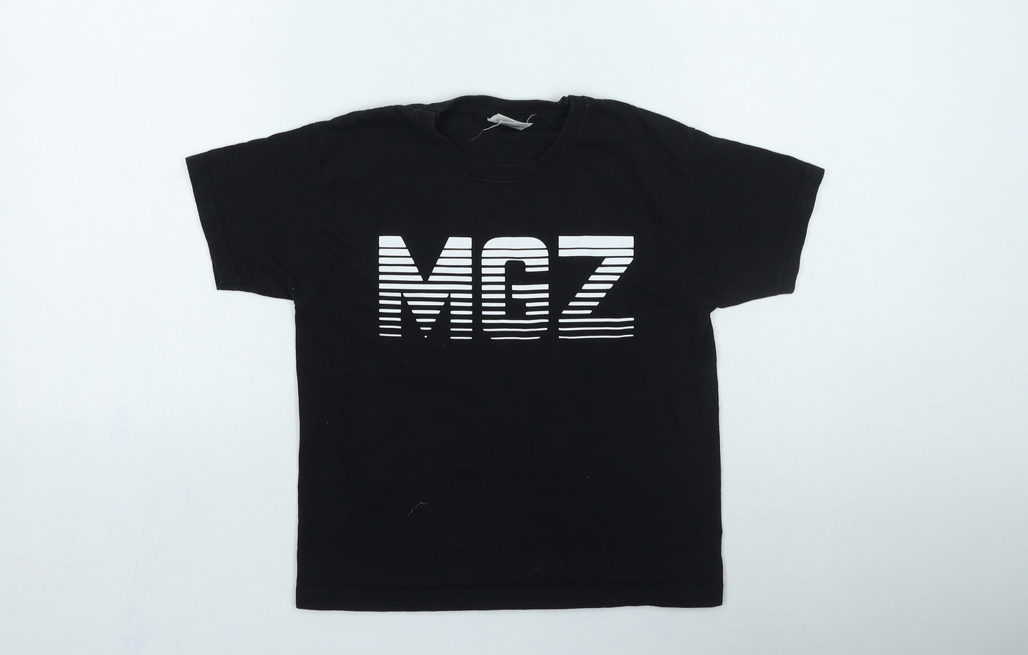 Fruit of the Loom Boys Black Cotton Basic Casual Size 7-8 Years Round Neck Pullover - MGZ