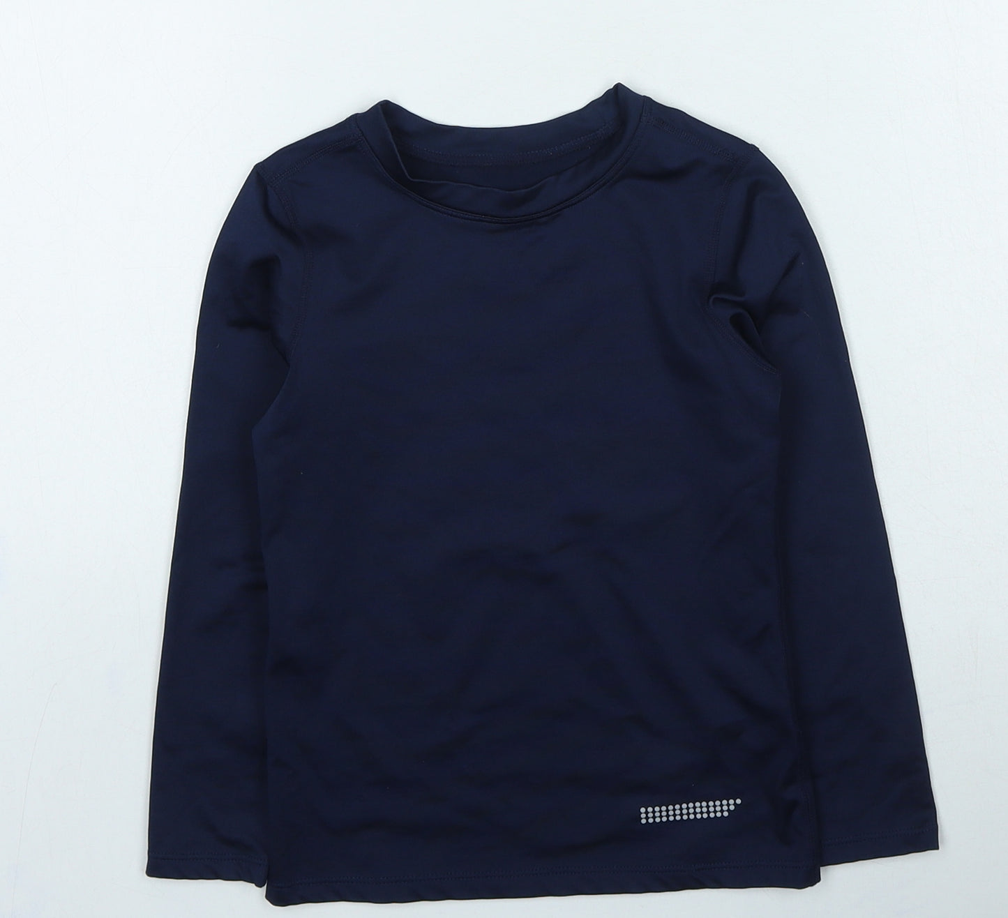 Dunnes Stores Boys Blue Polyester Basic Casual Size 5-6 Years Round Neck Pullover