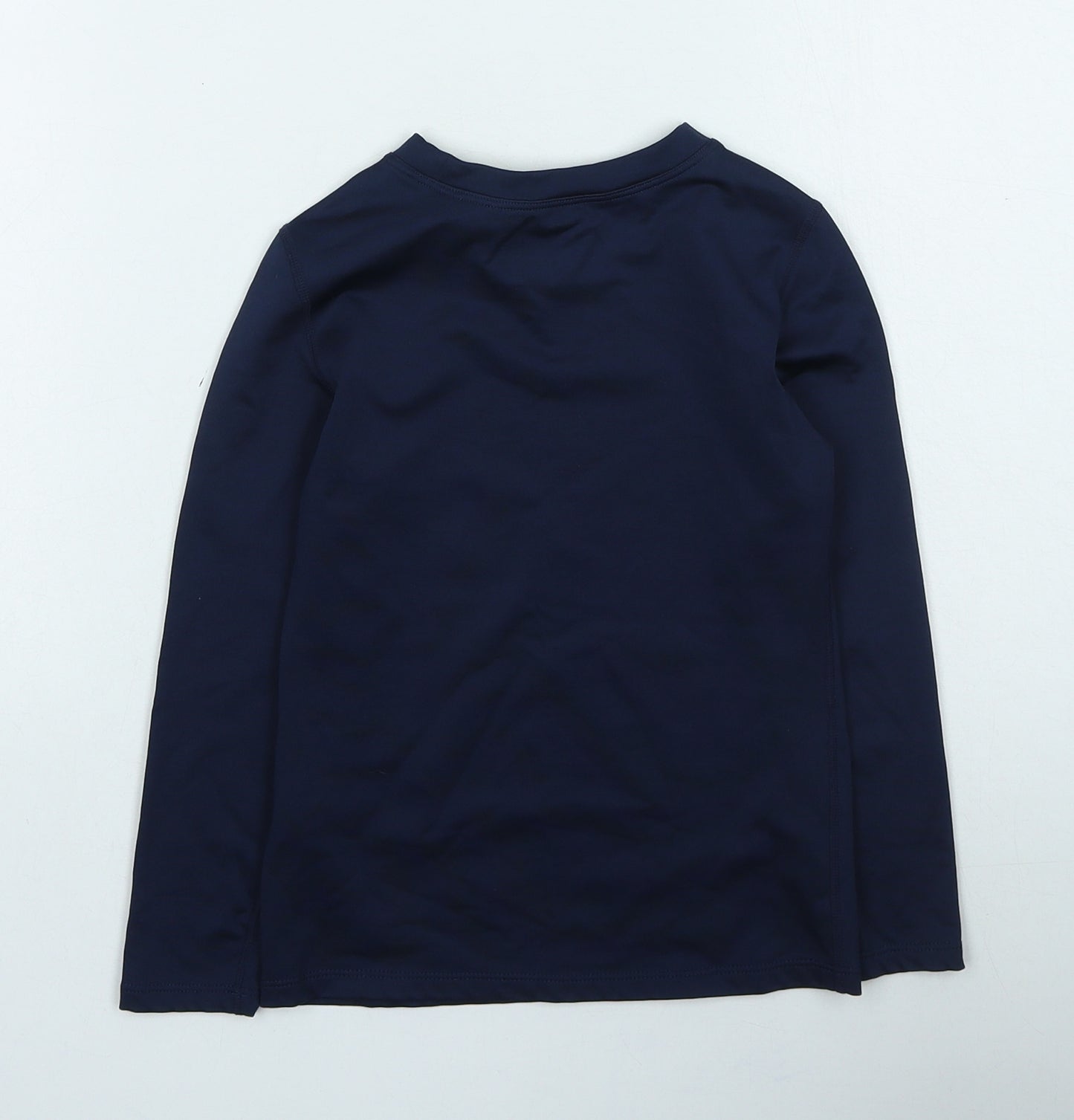 Dunnes Stores Boys Blue Polyester Basic Casual Size 5-6 Years Round Neck Pullover