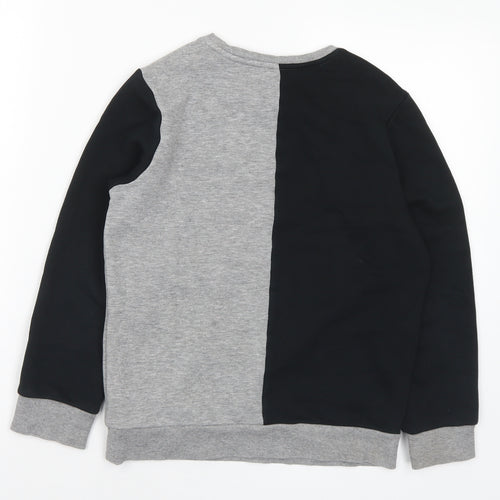 Marks and Spencer Boys Multicoloured Cotton Pullover Sweatshirt Size 9-10 Years - Numbers