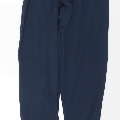 Nike Mens Blue Polyester Track Pants Trousers Size XL L31 in Regular Zip - Tottenham Hotspurs Football Club