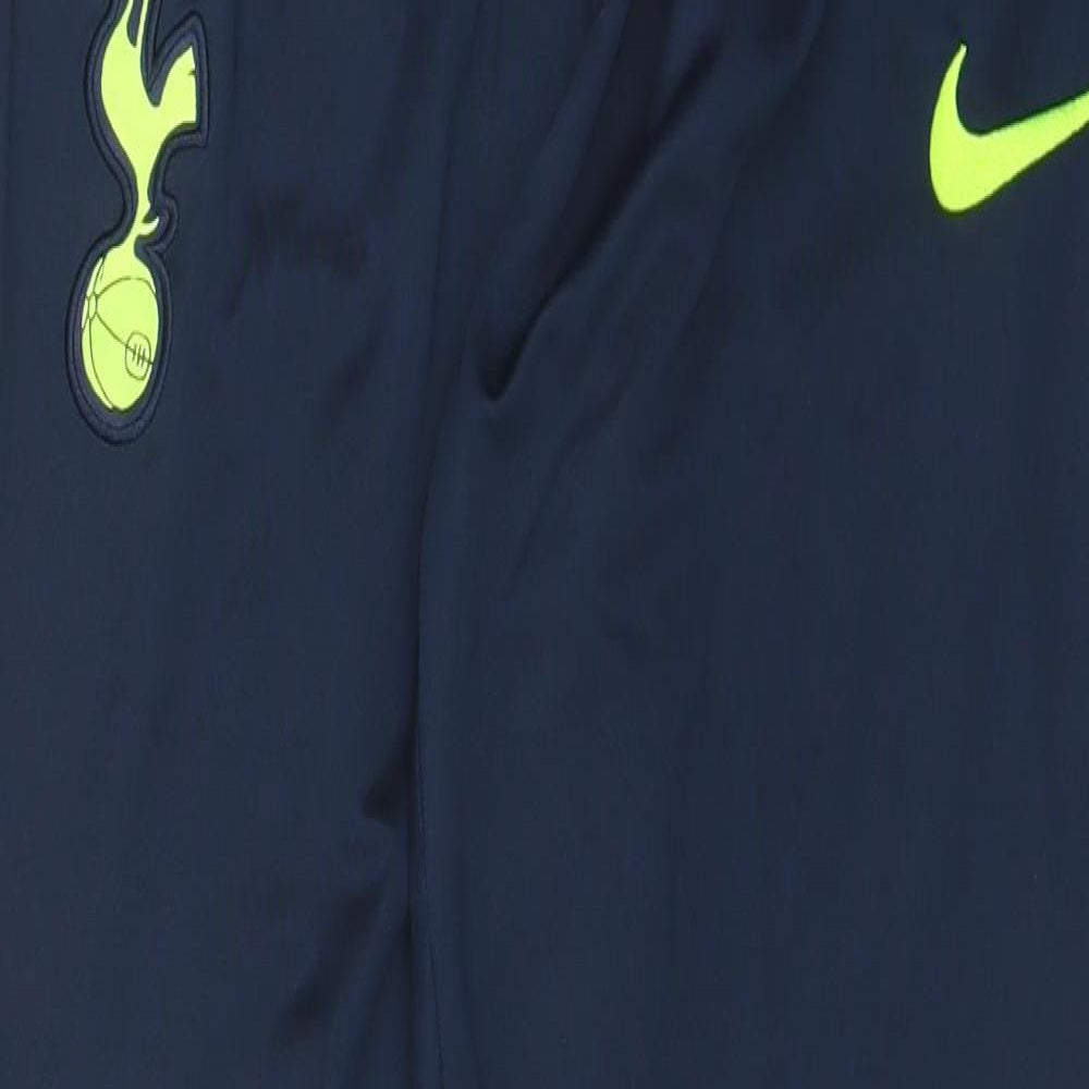 Nike Mens Blue Polyester Track Pants Trousers Size XL L31 in Regular Zip - Tottenham Hotspurs Football Club