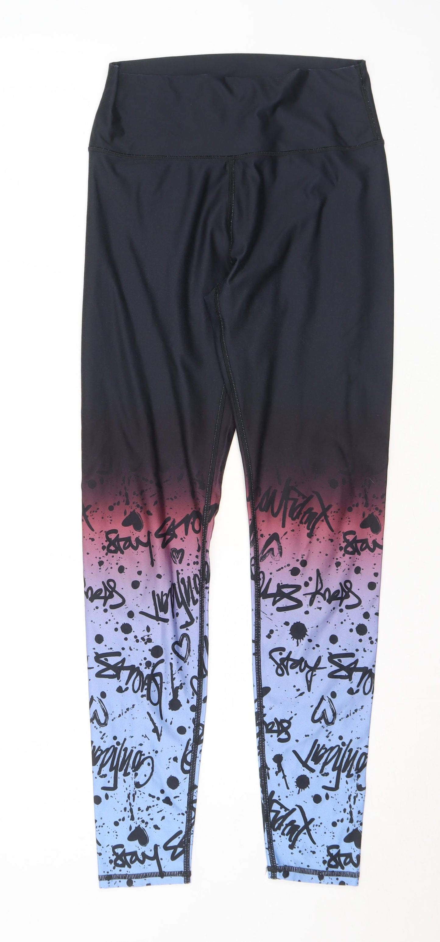 Fabletics Womens Multicoloured Geometric Polyester Pedal Pusher Leggings Size S L30 in Regular - Demi Lovato