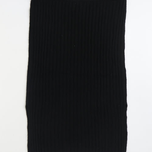 Red Herring Womens Black Acrylic Straight & Pencil Skirt Size 16