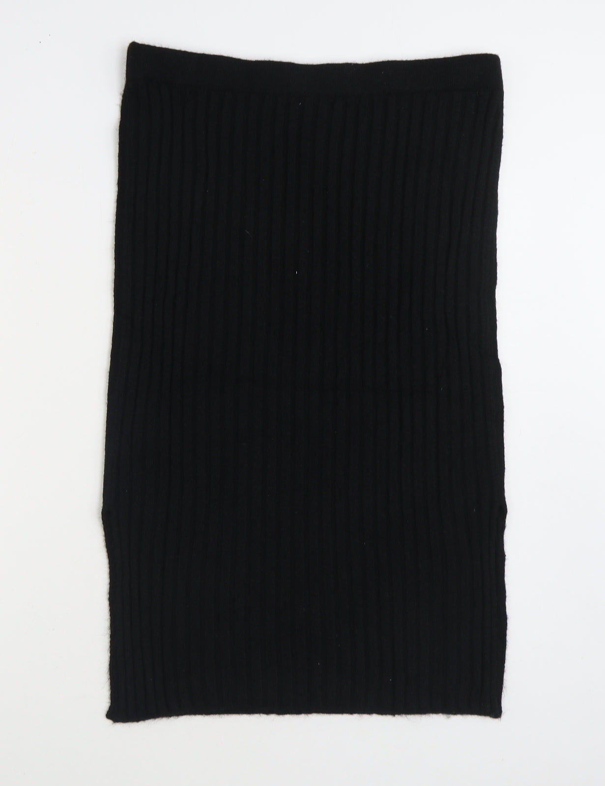 Red Herring Womens Black Acrylic Straight & Pencil Skirt Size 16