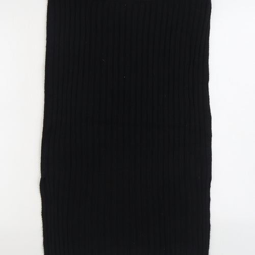 Red Herring Womens Black Acrylic Straight & Pencil Skirt Size 16