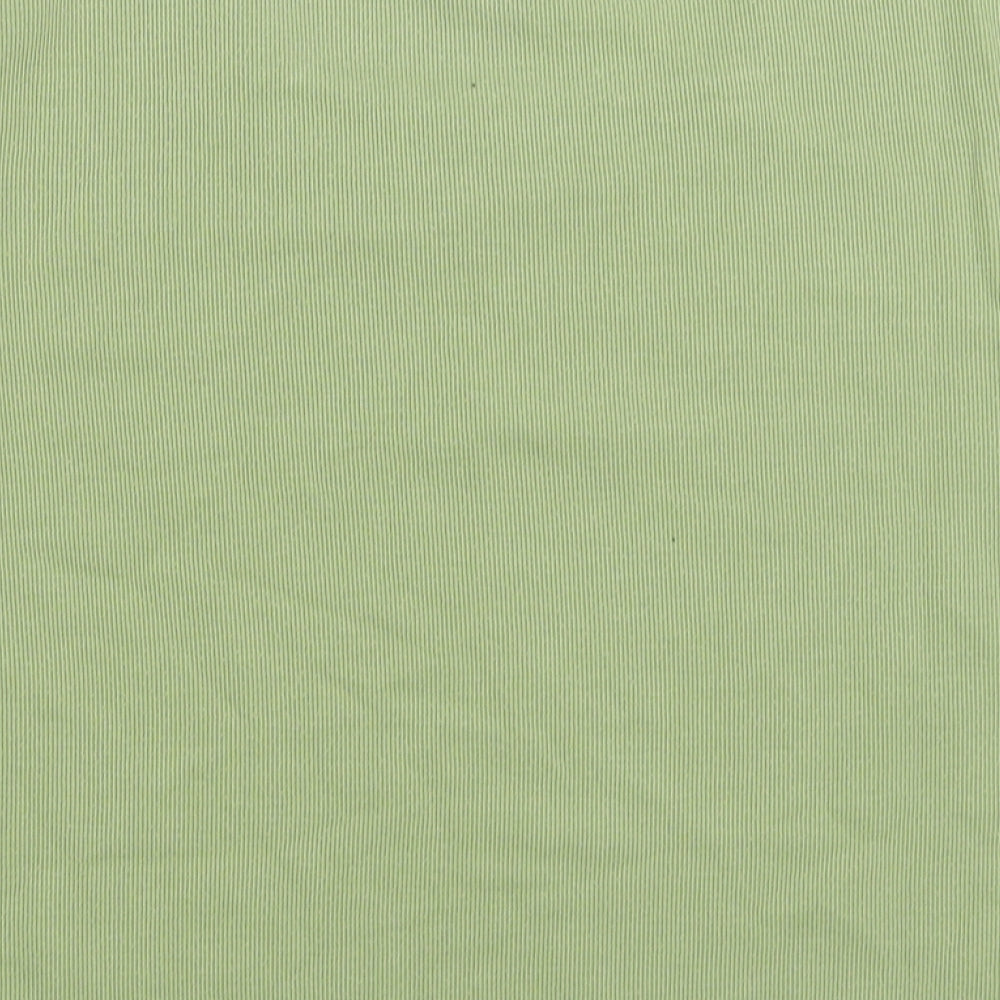 Bonmarché Womens Green Square Neck Polyester Pullover Jumper Size M