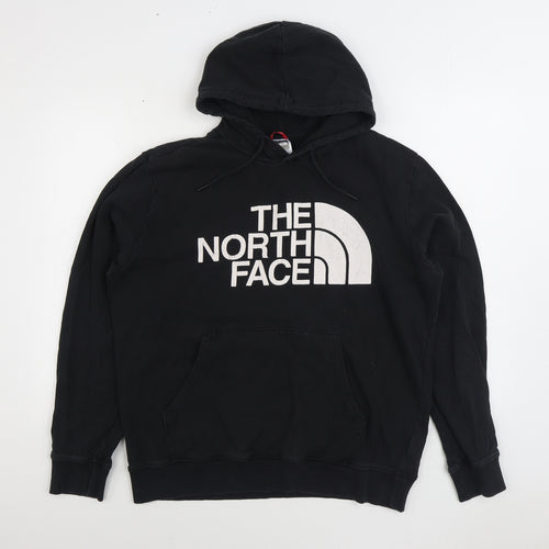 The North Face Mens Black Cotton Pullover Hoodie Size XL