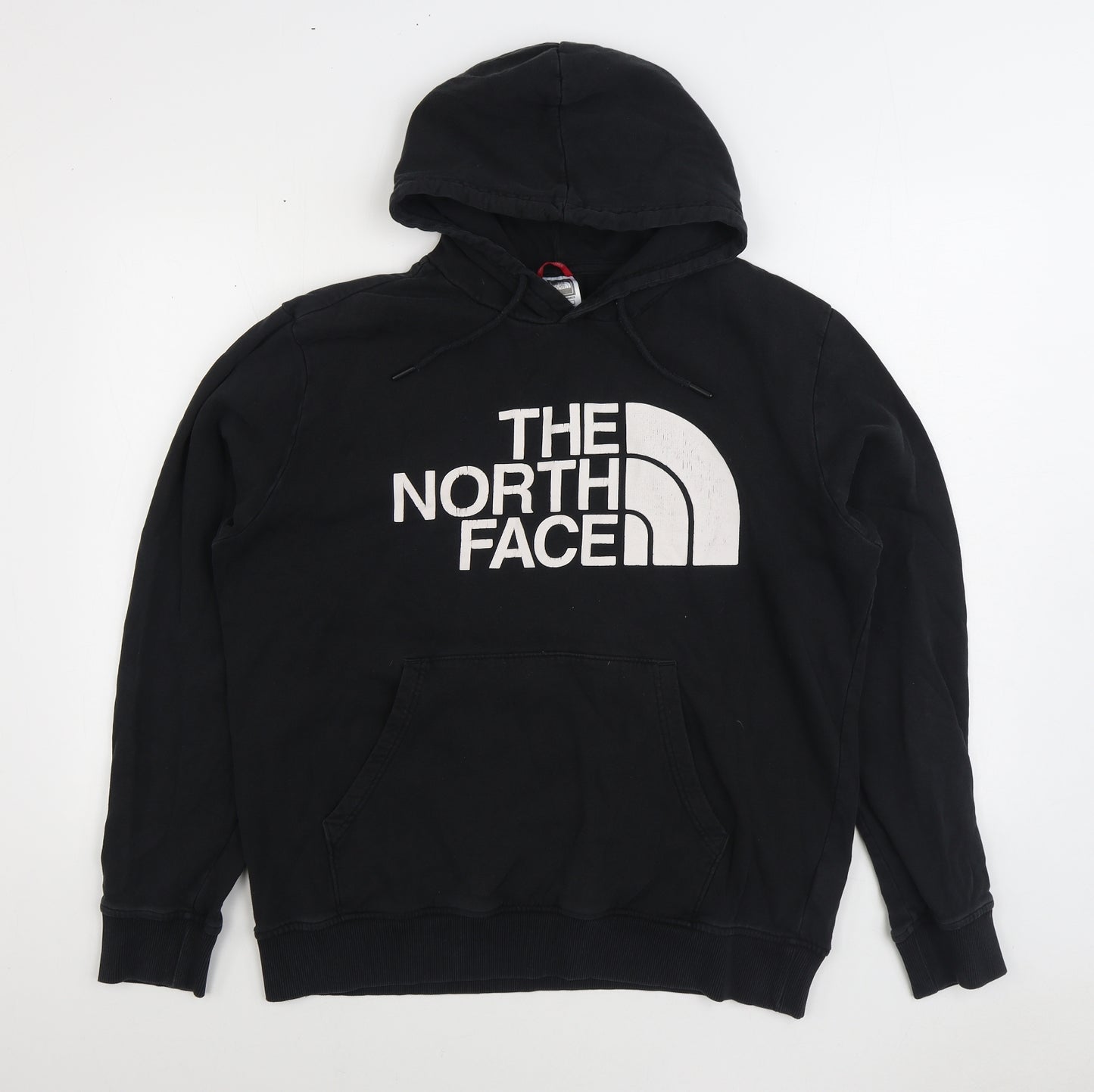 The North Face Mens Black Cotton Pullover Hoodie Size XL