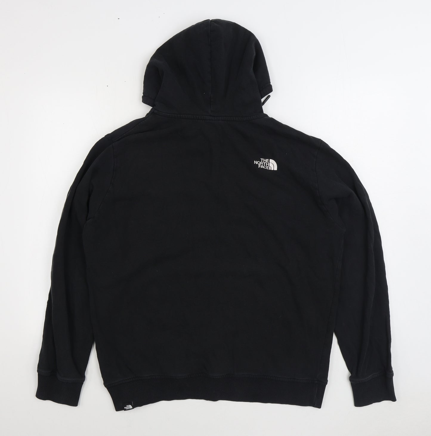 The North Face Mens Black Cotton Pullover Hoodie Size XL