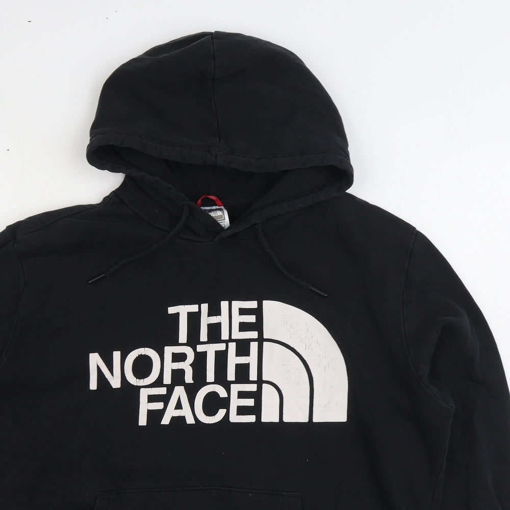 The North Face Mens Black Cotton Pullover Hoodie Size XL