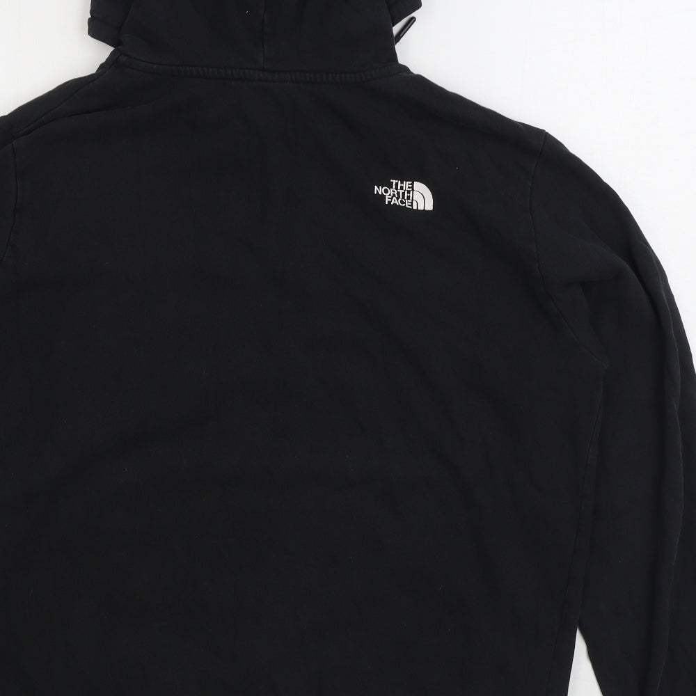 The North Face Mens Black Cotton Pullover Hoodie Size XL