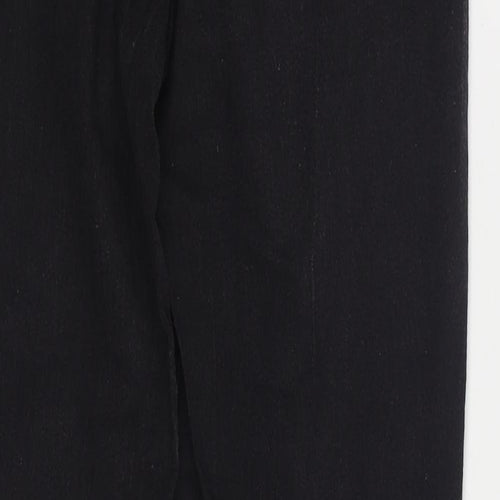 Denim & Co. Womens Black Cotton Skinny Jeans Size 10 L29 in Regular Zip