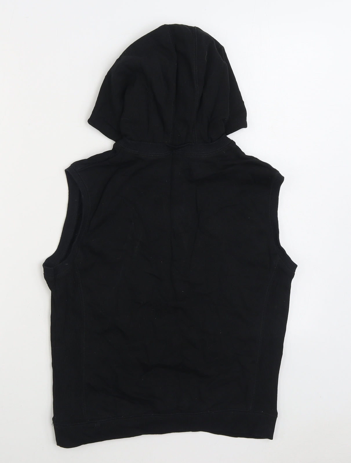 George Boys Black 100% Cotton Pullover Hoodie Size 10-11 Years Pullover