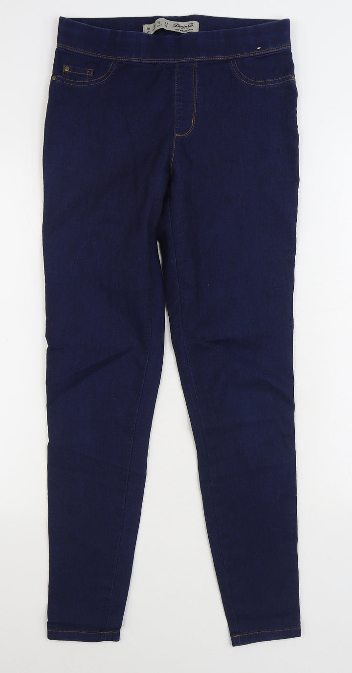 Denim & Co. Womens Blue Cotton Jegging Jeans Size 10 L30 in Regular