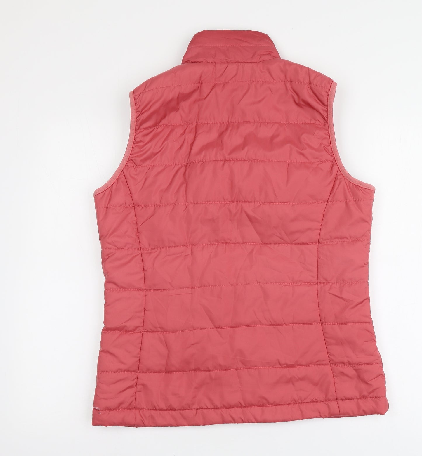DECATHLON Womens Pink Gilet Jacket Size L Zip