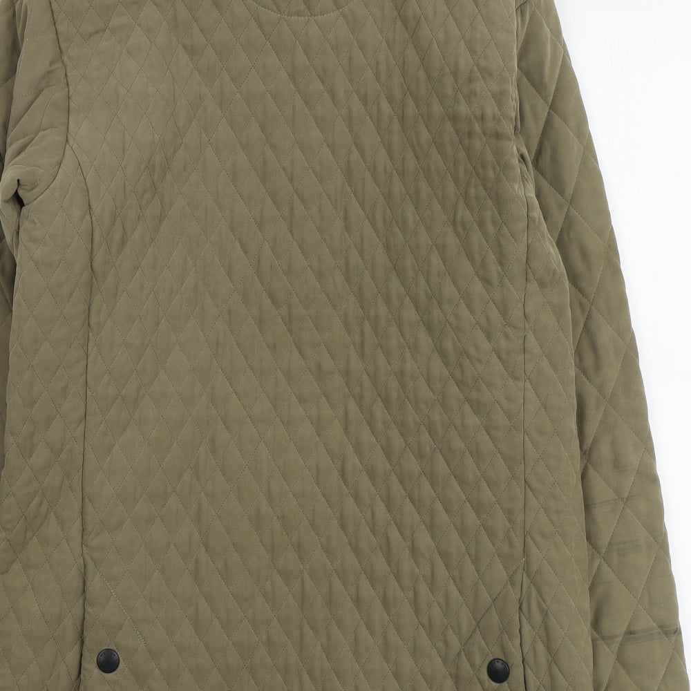 Barbour Womens Green Argyle/Diamond Jacket Size 12