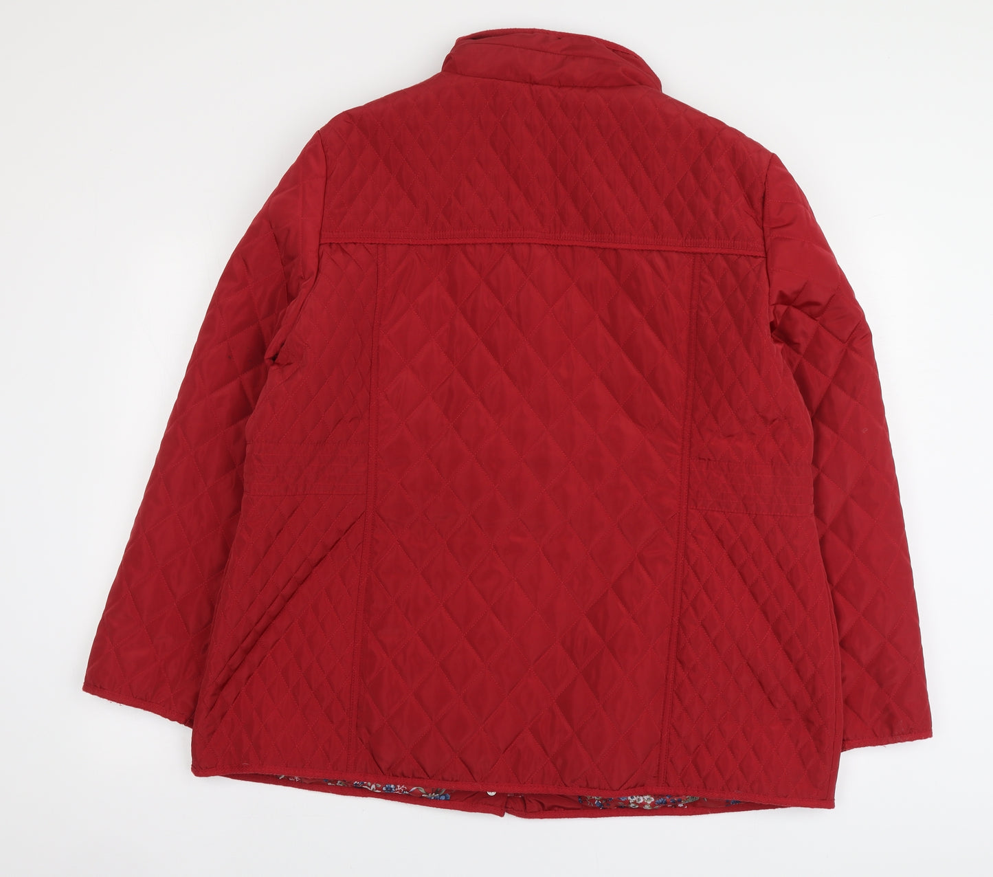 Bonmarché Womens Red Jacket Size 22 Magnetic