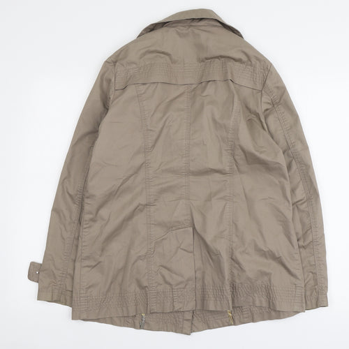 Per Una Womens Brown Jacket Size 14 Button