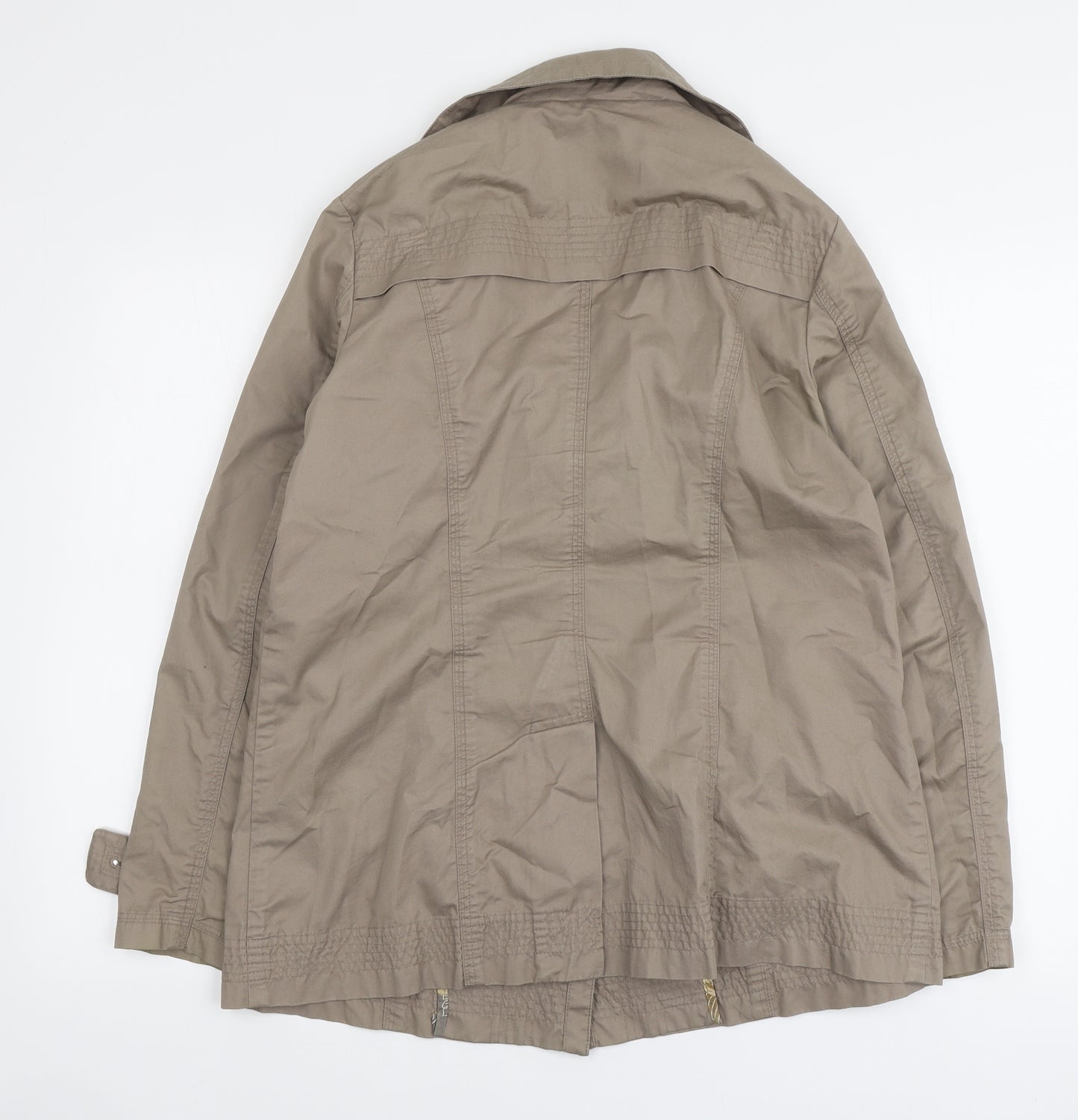 Per Una Womens Brown Jacket Size 14 Button