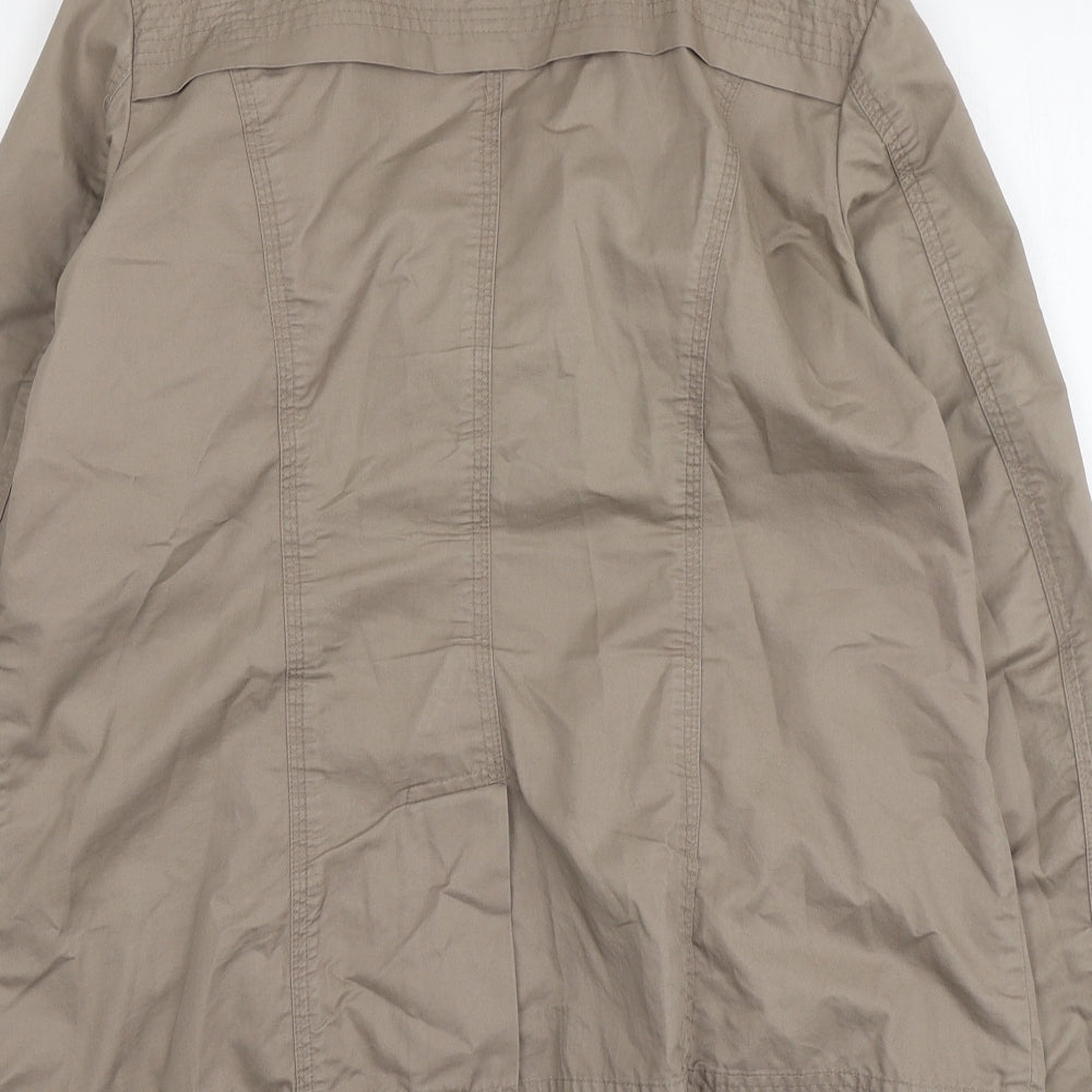 Per Una Womens Brown Jacket Size 14 Button