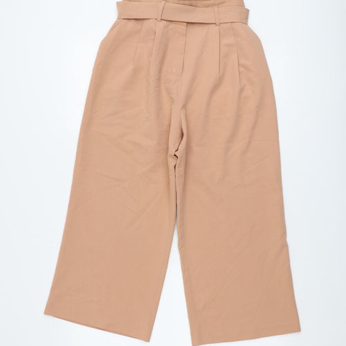 ASOS Womens Pink Polyester Trousers Size 8 L22 in Regular