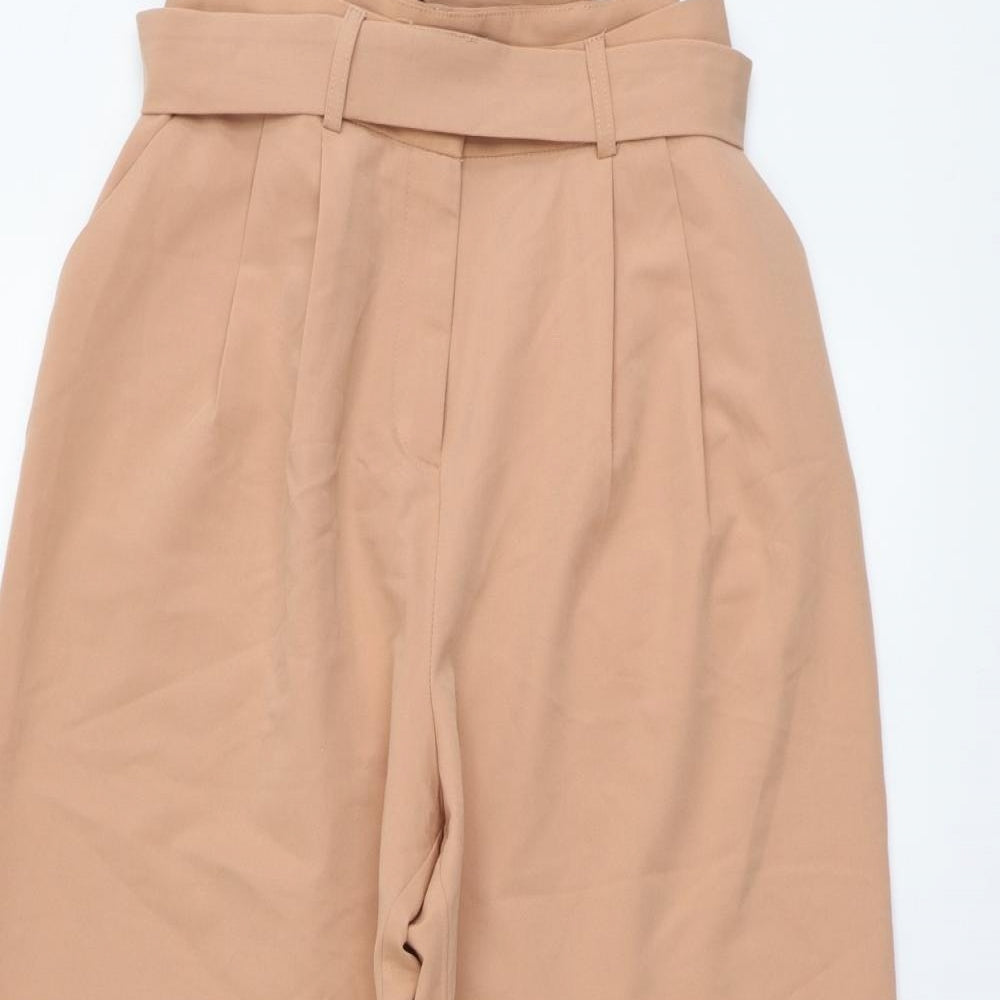 ASOS Womens Pink Polyester Trousers Size 8 L22 in Regular