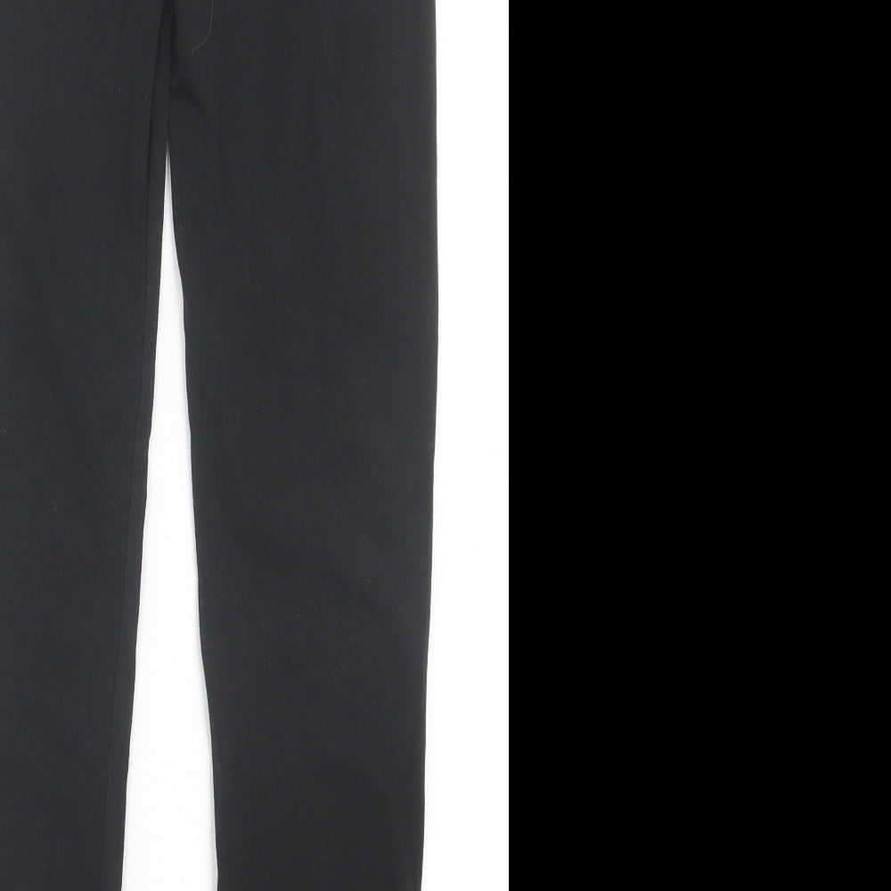 PUMA Girls Black Cotton Capri Trousers Size 13-14 Years Regular Pullover