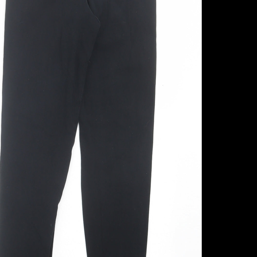 River Island Girls Black Cotton Capri Trousers Size 11-12 Years Regular Pullover