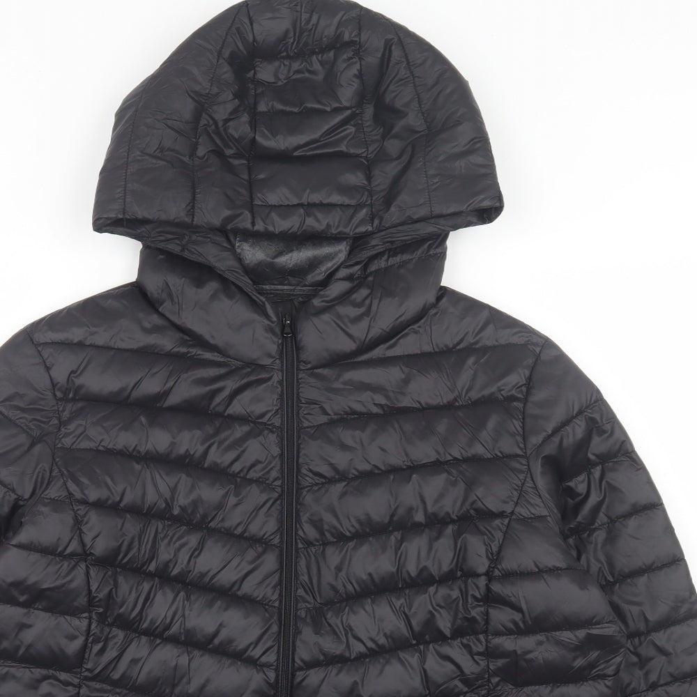 Dunnes Stores Mens Black Puffer Jacket Jacket Size L Zip