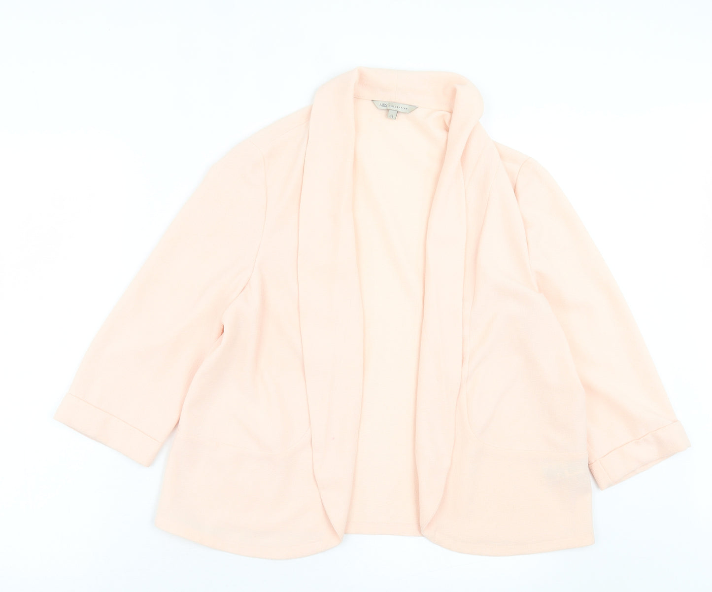 Marks and Spencer Womens Pink Jacket Size 14