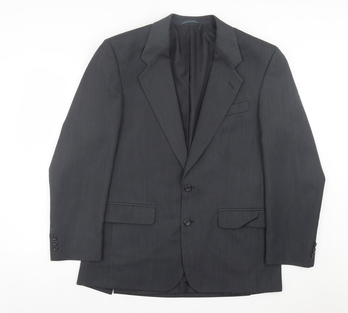 Burton Mens Grey Wool Jacket Suit Jacket Size 40