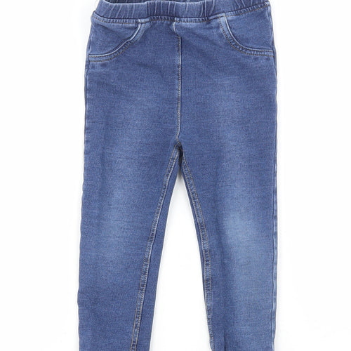 George Baby Blue Cotton Jeans Size 18-24 Months