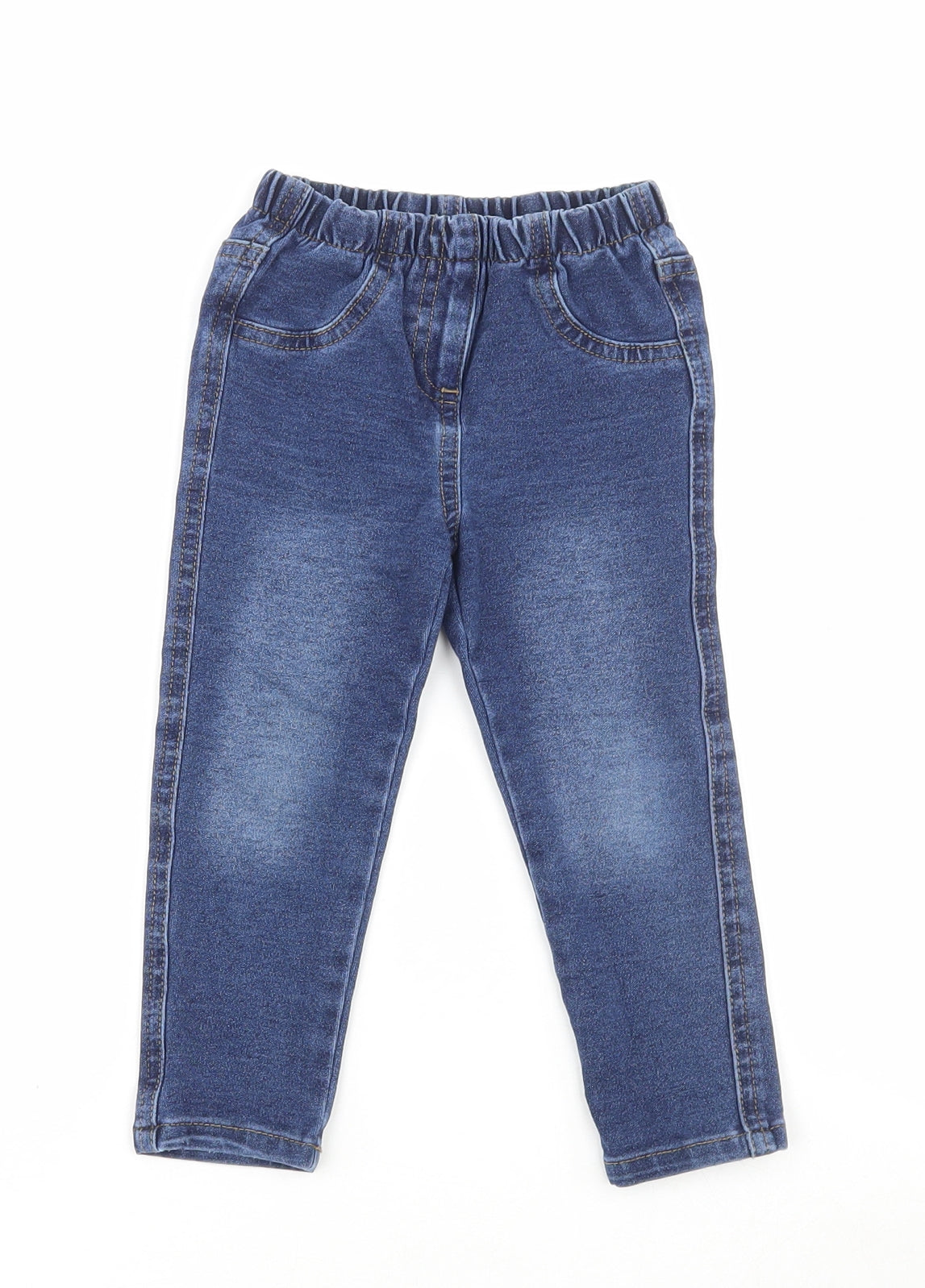 Matalan Girls Blue Cotton Jegging Jeans Size 2-3 Years Regular