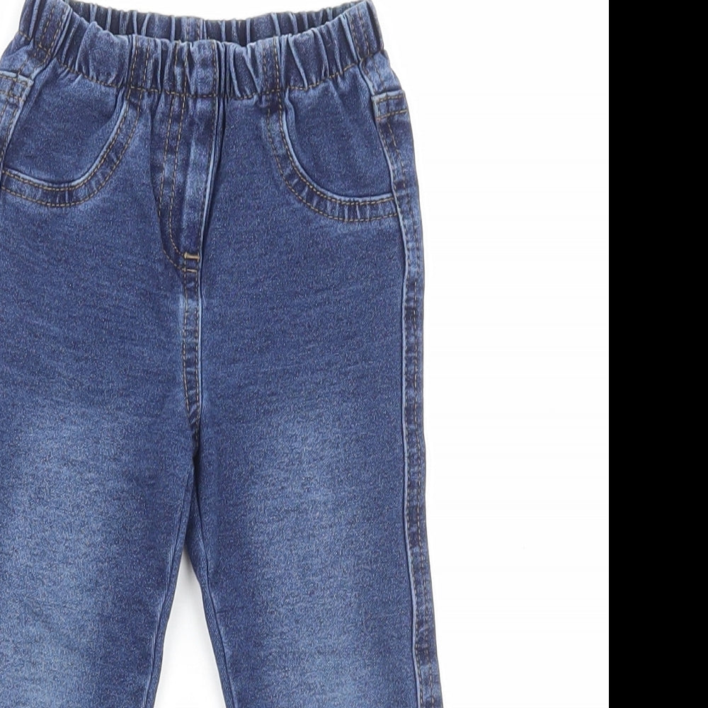 Matalan Girls Blue Cotton Jegging Jeans Size 2-3 Years Regular