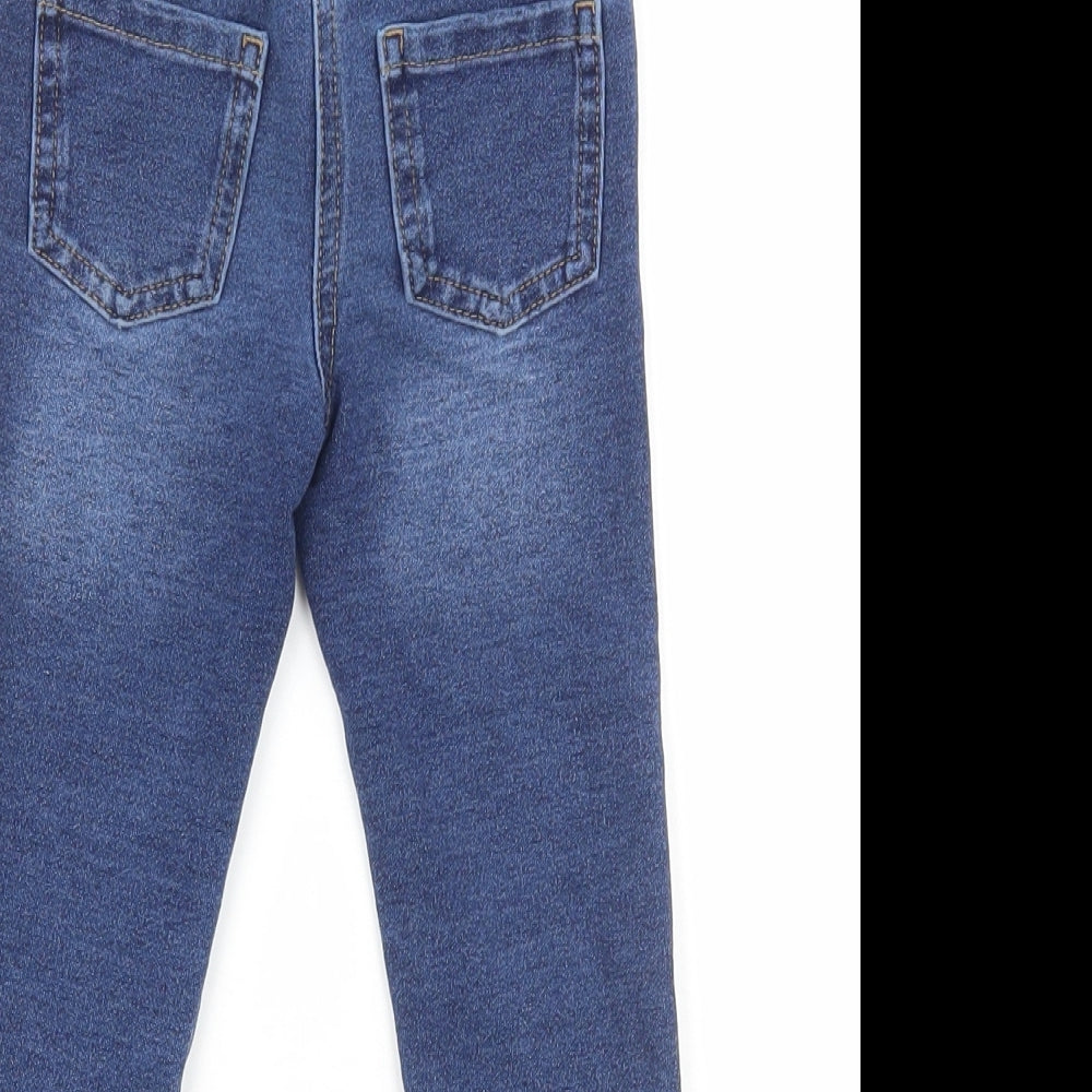 Matalan Girls Blue Cotton Jegging Jeans Size 2-3 Years Regular