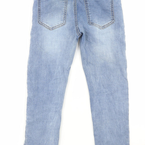 NEXT Boys Blue Cotton Jegging Jeans Size 9 Months Regular Tie