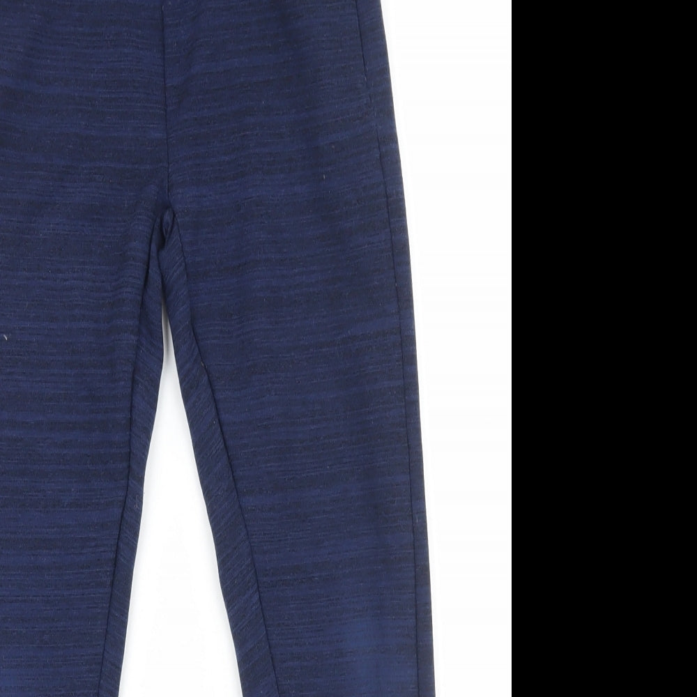 Dunnes Stores Boys Blue Polyester Jogger Trousers Size 9-10 Years Regular Tie