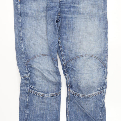 Timberland Mens Blue Cotton Straight Jeans Size 35 in L30 in Regular Button
