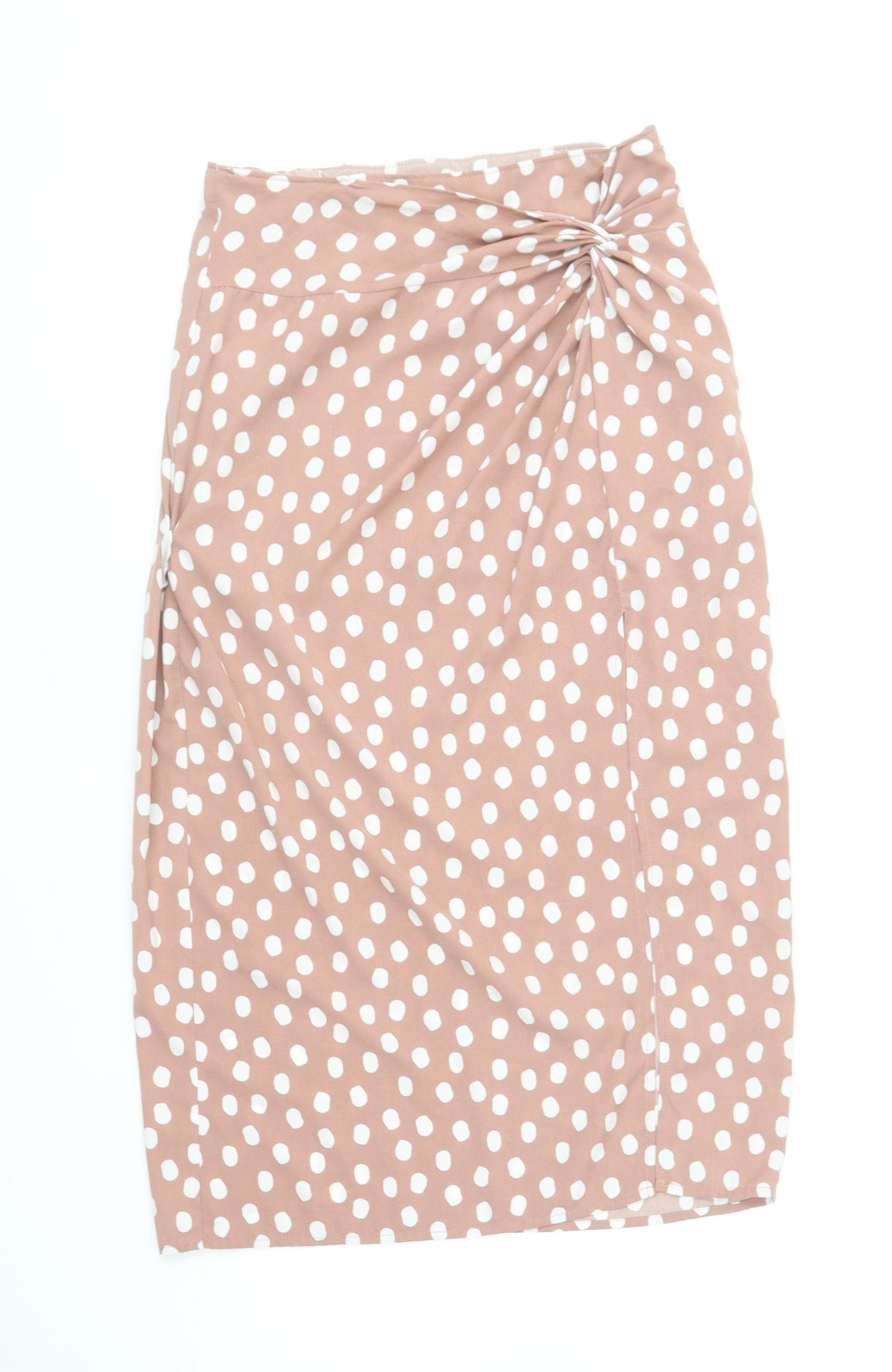 Abercrombie & Fitch Womens Brown Polka Dot Polyester A-Line Skirt Size XS