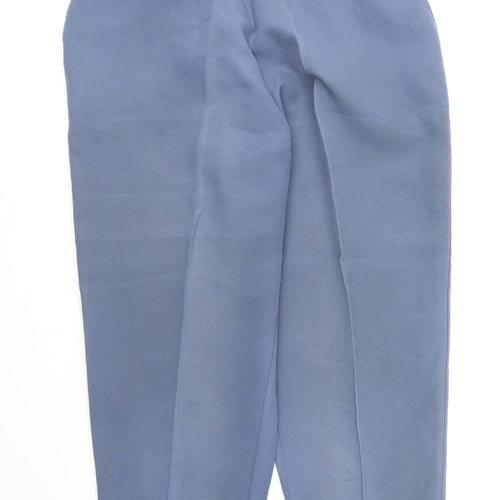 Saira of Manchester Womens Blue Polyester Trousers Size 24 L27 in Regular