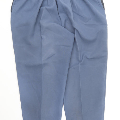 Saira of Manchester Womens Blue Polyester Trousers Size 24 L27 in Regular